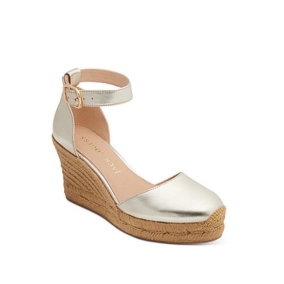 Jack Rogers Women's Palmer Espadrille Wedge Pumps Size 6.5 New With Defects - Picture 1 of 6